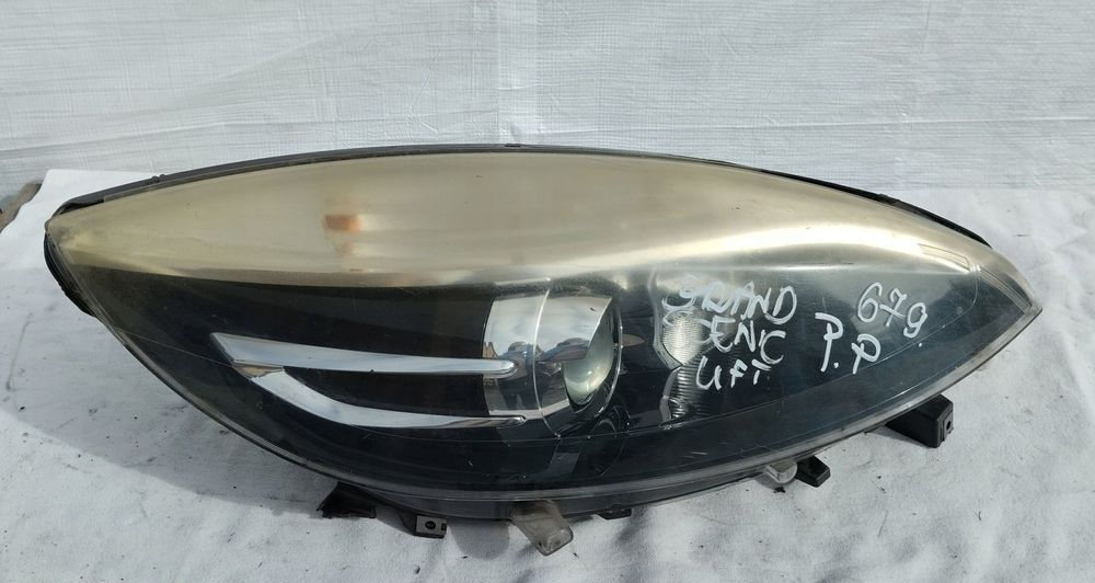 Lampa przednia przód prawa lewa scenic iii lift uk 260106928R 260601946R 6