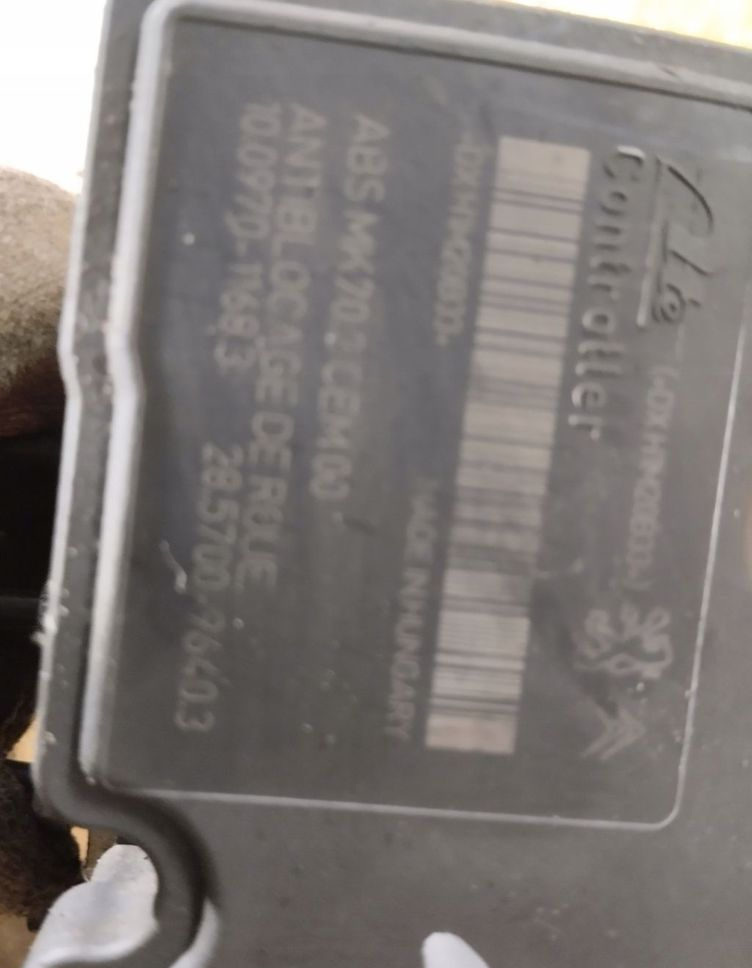 Pompa hamulcowa abs peugeot 207 citroen C2 C3 9675099880 10.0970-1168.3 2